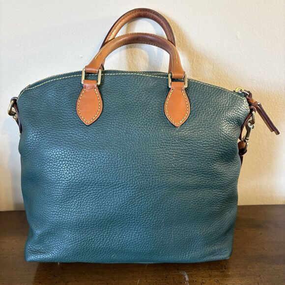 Dooney & Bourke Dillen Large Forest Green Zipper Pocket HOBO Sac Shoulder Bag - Picture 7 of 16